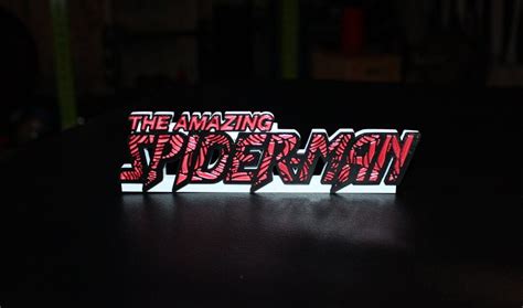 Spider-man 3D Printed Comic Logo Art - Etsy