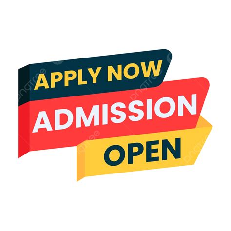 Apply Now Admission Open Banner Design Vector Admission Open Apply