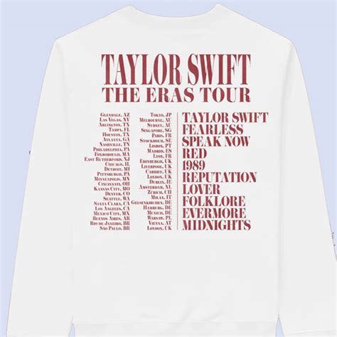 Taylor Swift The Eras Tour Photo Shirt Shibtee Clothing