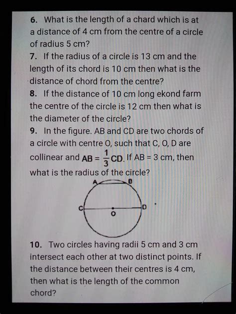 In The Figure Ab And Cd Are Two Chords Of A Circle With Centre O Such