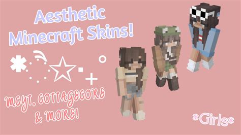 Aesthetic Minecraft Skins Girls Vintage Grunge Mcyt And More W How To Use Skins Youtube