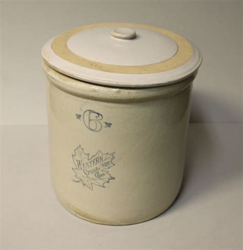 Bargain John S Antiques Antique Stoneware Crock Lid For Or Gallon