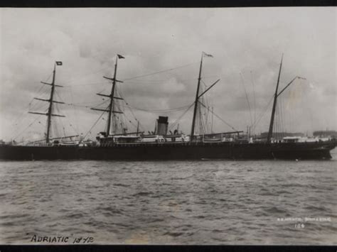 Photograph Of Adriatic White Star Line National Museums Liverpool