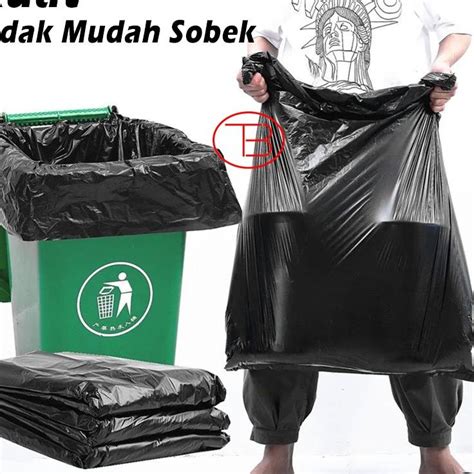 Jual RWER 80 Kantong Plastik Sampah Trash Bag Kebersihan Ukuran