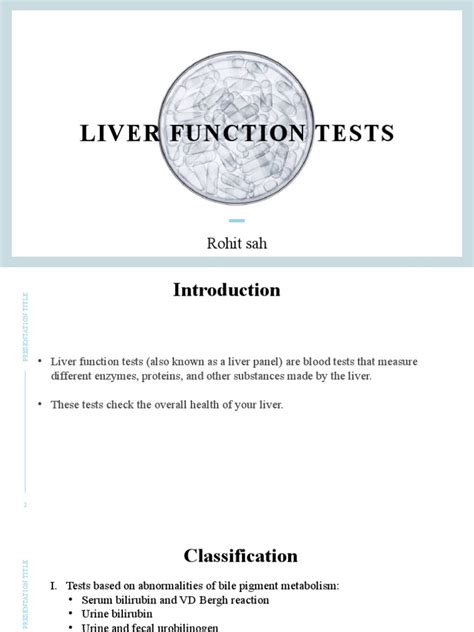 Liver Function Tests Rohit Pdf Liver Alanine Transaminase