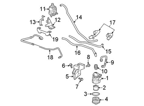 Chevrolet Impala Front Mount Fuel Line Bracket Bi Fuel Cng 22986598 Gm Parts Direct Online