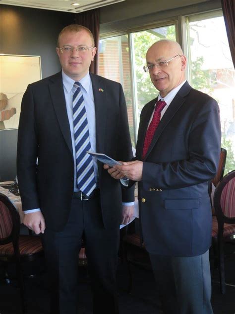 Wirth Director Joseph Patrouch meets with Ambassador Andriy Shevchenko ...