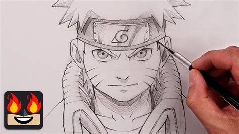 How To Draw Naruto Easy Step By Step Tutorial Youtube