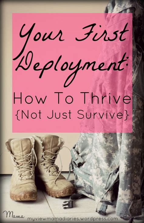 Your First Deployment How To Thrive {not Just Survive} Army Wife Life Navy Wife Life Deployment