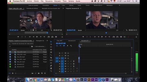 CÓMO CREAR UNA SECUENCIA EN PREMIERE PRO CC YouTube