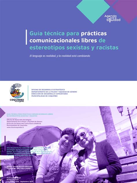 Guía Prácticas Comunicacionales No Sexistas Ni Racistas Pdf