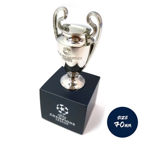 UEFA Champions League 70mm 3D Replica Trophy with Stand - UEFA Club Competitions Online Store