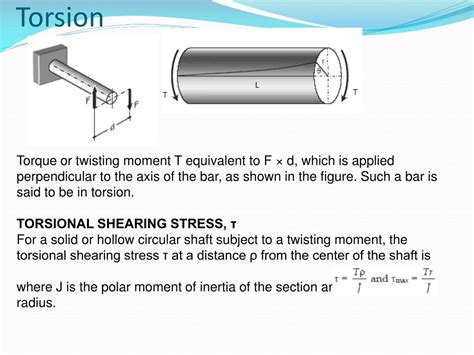 Ppt Strength Of Material Torsion Dr Attaullah Shah Powerpoint