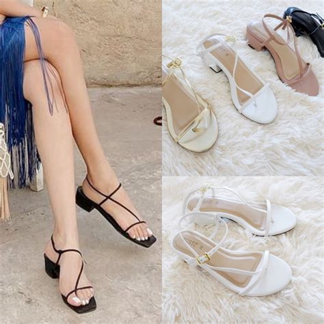 Marikina Made Sandals 1 Inch Heels Spain Shopee Philippines