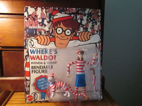 Where's Waldo Wenda & Woof Bendable Figures by MBAntiquesAndToys