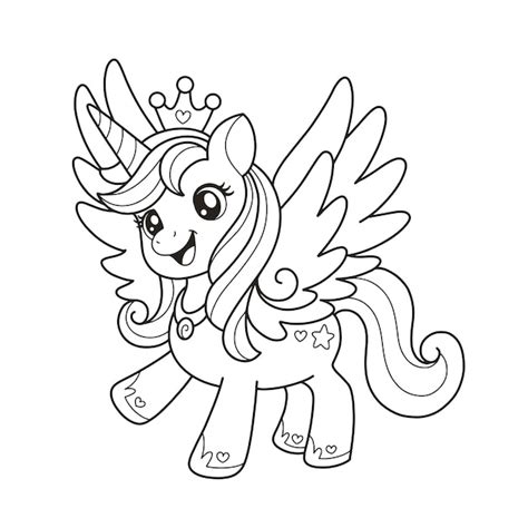 Free Printable Unicorn Drawings