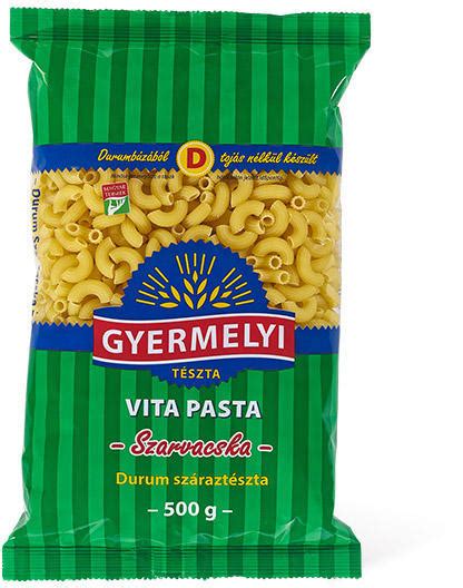 Vásárlás Gyermelyi Vita Pasta Durum Szarvacska száraztészta 500 g