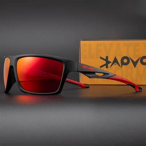 Kapvoe Cycling Glasses Unisex Polarized Sunglasses Uv400 Outdoor Casual