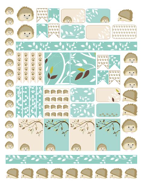 Planner Stickers Free Printable Tabs