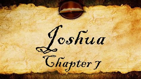 Joshua Chapter Kjv Audio With Text Youtube