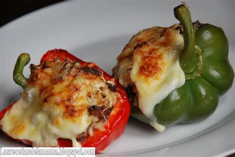 Las recetas de la Mamá Receta de Pimientos gratinados a los tres quesos