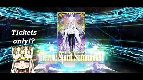 Fgo Na Lady Avalon Gacha Rolls Tickets Only Youtube