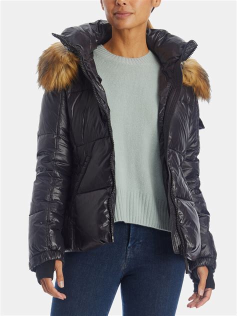 S13 Allie Faux Fur Trimmed Down Puffer ShopStyle