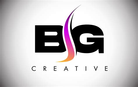 BG Letter Logo Design with Creative Shoosh and Modern Look 4688149 ...