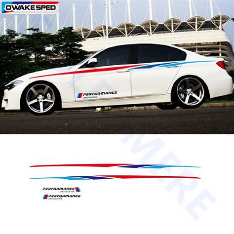 Performance Styling Decal Door Waist Lines Stripes Car Body Side