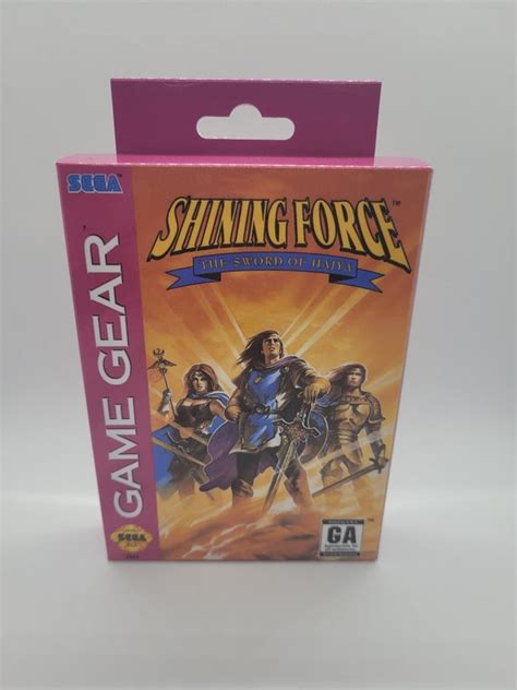 Shining Force The Sword Of Hajya SEGA Game Gear Repro Box Etsy