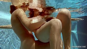 In The Indoor Pool Two Stunning Girls Swim Xvideos