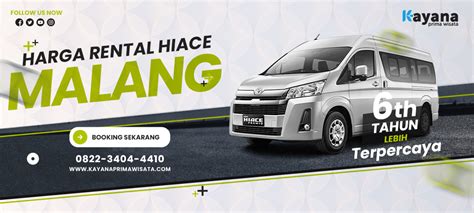 Harga Rental Hiace Malang Termurah Rental Sewa Mobil