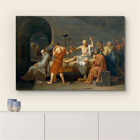 Wall26 La Muerte De Sócrates Por Jacques Louis David Lienzo Impreso