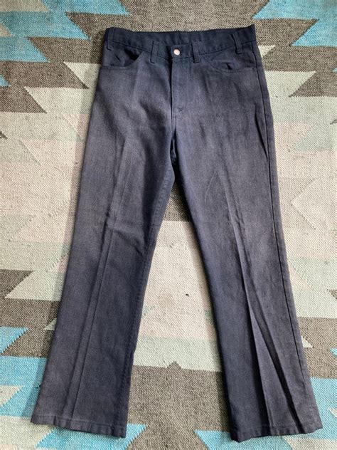 Vintage Levi S Sta Prest Big E Black Pants X Gem