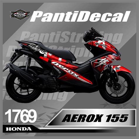 Jual Decal Aerox Desain Suka Suka Lis Variasi Sepeda Motor Aerox