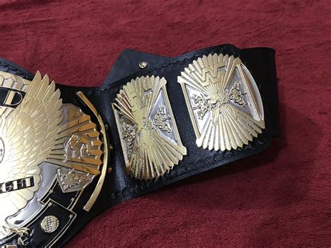 Wwf Winged Eagle Dual Plated 24k Gold Championship Title Belt Zees Belts