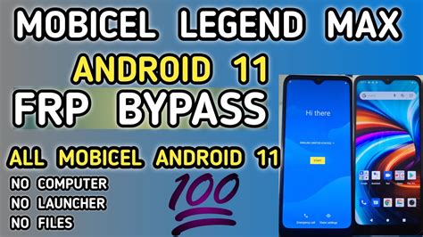 Mobicel Legend Max Frp Bypass Mobicel Android 11 Frp Bypass Za