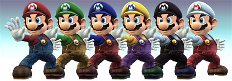 Mario Brawl Pose Revised Cosmetic Pack Super Smash Bros Brawl Mods