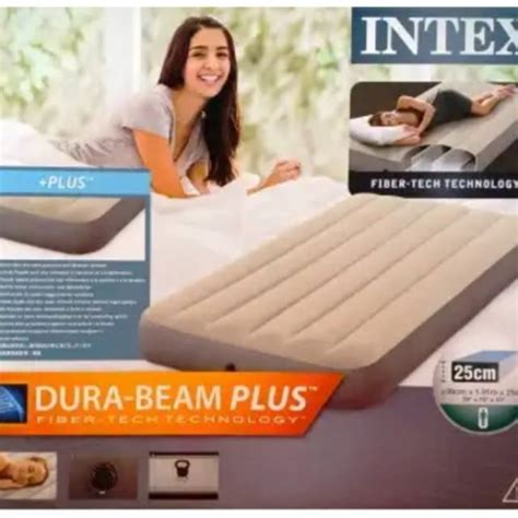 Jual Kasur Tiup Twin Intex X X Cm Durabeam Kasur Angin Pompa