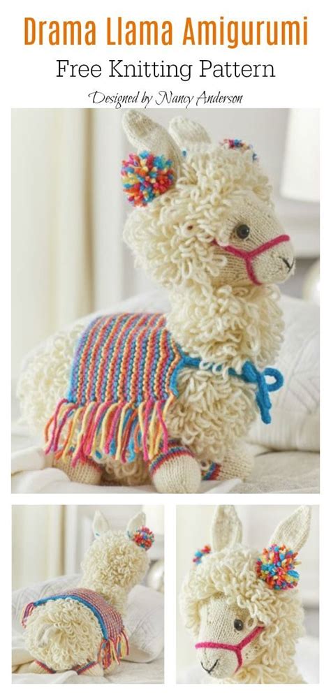 Drama Llama Amigurumi Free Knitting Pattern Free Knitting Patterns Uk