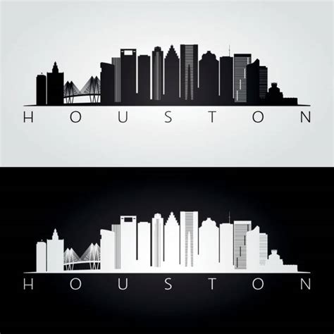 Houston Skyline Illustrations Royalty Free Vector Graphics And Clip Art