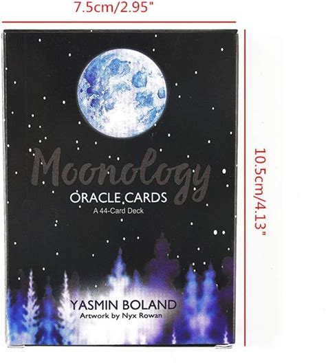 Caralin Moonology Oracle Tarots 44 Cartas Baraja Full English Oracle