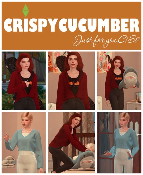ˏ POSE PACK JUST FOR YOU C S ˎˊ crispy cucumber ass on Tumblr