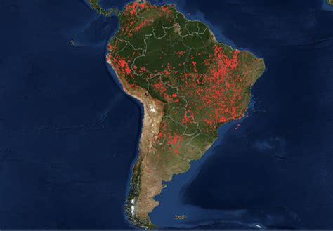 En Este Mapa De La Nasa Podés Ver Todos Los Incendios Del Mundo A La