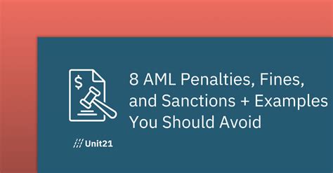 8 Aml Penalties Fines And Sanctions Examples You Should Avoid