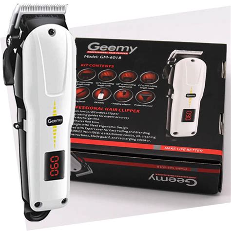 Geemy Gm Rechargeable Professional Hair Clipper Hair Cutting