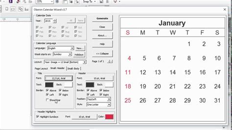 Tutorial Corel Draw Cara Membuat Kalender Youtube