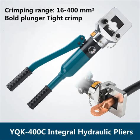 Tool Integral Hydraulic Pliers Crimping Pliers 16 400mm2 Manual YQK 400