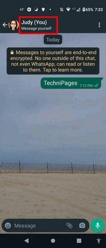 How To Message Yourself On Whatsapp Technipages