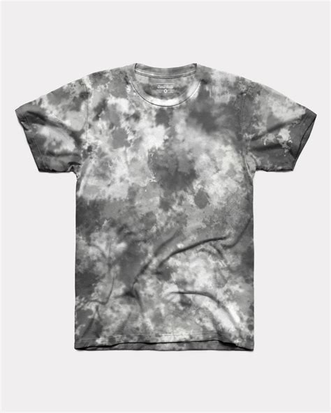 Black And White Tie Dye T Shirt Charlie Hustle